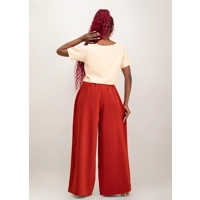 Elara Pantset - Beige/Brown