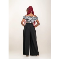 Pavo Pant Set - White/Black