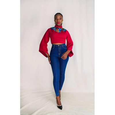 Caru Top - Maroon Caru Top - Maroon