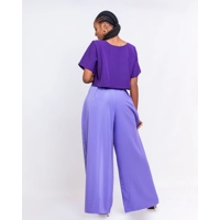 Elara Pant Set - Purple/Lavender