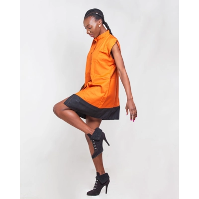 Inca Shirt Dress - Brown Inca Shirt Dress - Brown