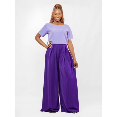 Elara Pant Set - Purple..