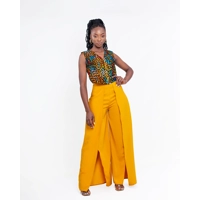 Aura Pant Set Mustard