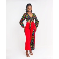 Limeira Pant Set - Red