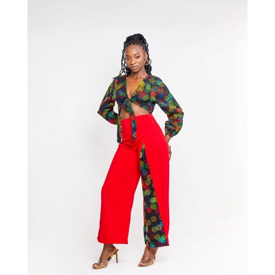 Limeira Pant Set - Red Limeira Pant Set - Red