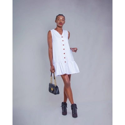 Zosma Dress - White Zosma Dress - White
