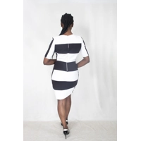 Velha Black & White Dress