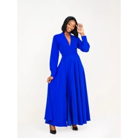 Virgo Dress - Royal Blue