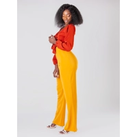 Andeska Pant Set - Brown/Mustard