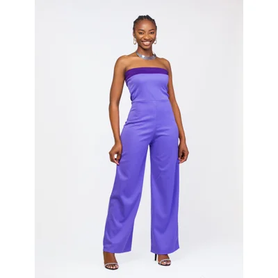 Amora Jumpsuit - Lavender Purple