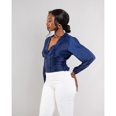 City Sleek Top - Navy Blue City Sleek Top - Navy Blue