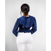 City Sleek Top - Navy Blue