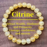 Citrine Beaded Bracelet