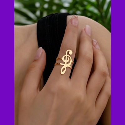 Music Note Ring Music Note Ring