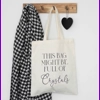 Full of Crystals Polycotton Tote Bag