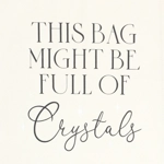 Full of Crystals Polycotton Tote Bag Full of Crystals Polycotton Tote Bag