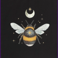 Forest Bee Polycotton Tote Bag