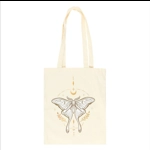 Light Luna Moth Polycotton Tote Bag Light Luna Moth Polycotton Tote Bag