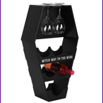 Coffin Wine Shelf