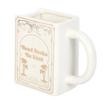 White Book Shaped Mug