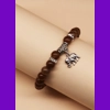 Elephant Charm Beaded Bracelet