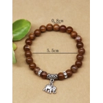 Elephant Charm Beaded Bracelet Elephant Charm Beaded Bracelet