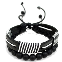 Genuine Leather 2pc bracelet