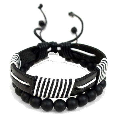 Genuine Leather 2pc bracelet Genuine Leather 2pc bracelet