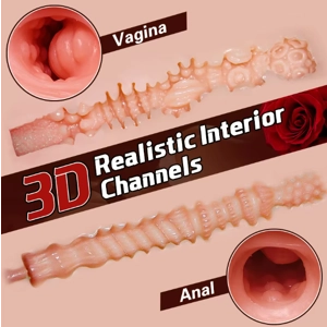 Real Vagina Sexy Butt Double Channel