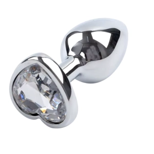 3 Size Anal Plug Heart Stainless Steel