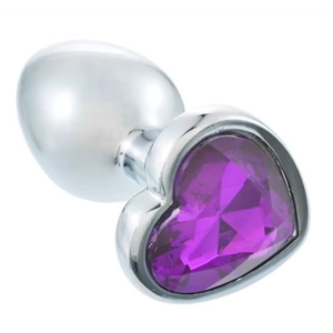 3 Size Anal Plug Heart Stainless Steel