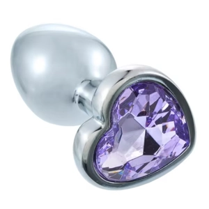 3 Size Anal Plug Heart Stainless Steel