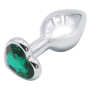 3 Size Anal Plug Heart Stainless Steel