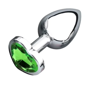 3 Size Anal Plug Heart Stainless Steel