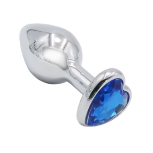 3 Size Anal Plug Heart Stainless Steel