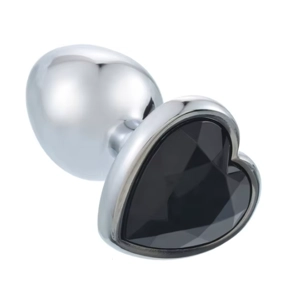 3 Size Anal Plug Heart Stainless Steel