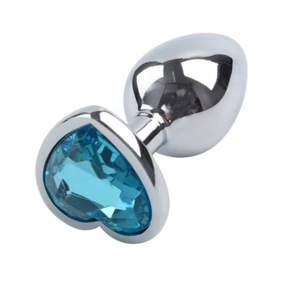 3 Size Anal Plug Heart Stainless Steel