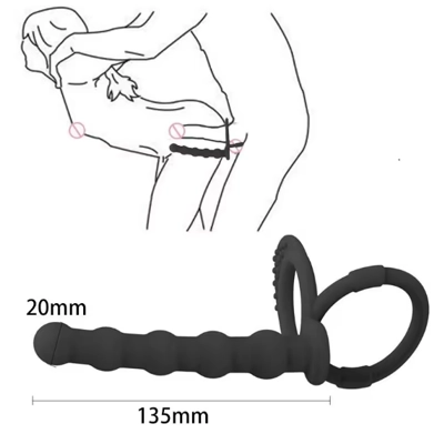 Silicone Anal Beads Vaginal G-Spot Stimulator