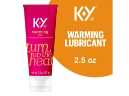 K-Y Warming Jelly Lube, Sensorial Personal Lubricant, Glycol Based Formula, Safe to Use with Latex C