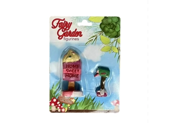 Fairy Garden Windowsill Display-welcome home