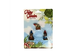 Fairy Garden Windowsill Display-red hat baby gnome