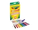 Crayola Classic Kid's Markers, Fine Point, Assorted, 10/Pack