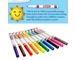 Crayola Classic Kid's Markers, Fine Point, Assorted, 10/Pack