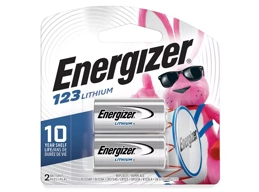 ENERGIZER-123 Lithium Photo Batteries, 2-Pack