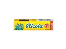 Ricola MADE WITH SWISS ALPINE HERBS cough suppressant • oral anesthetic 9 DROPS