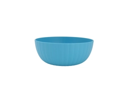 Mainstays - Blue Round Plastic Bowl, Ribbed, 38-Ounce