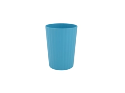 Mainstays - Blue Round Plastic Tumbler, Ribbed, 18-Ounce