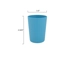 Mainstays - Blue Round Plastic Tumbler, Ribbed, 18-Ounce