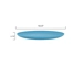 Mainstays - Blue Round Plastic Plate, Ribbed, 10.5 inch
