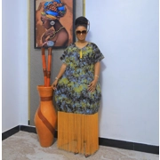 African print dresses short sleeve elegant traditional afrucan attire